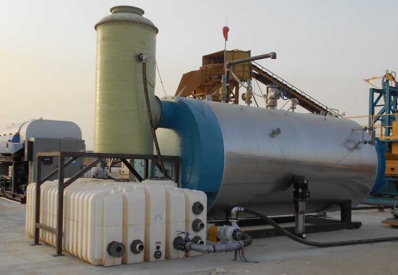 10T/hr gas fired steam boiler in Kuwait 