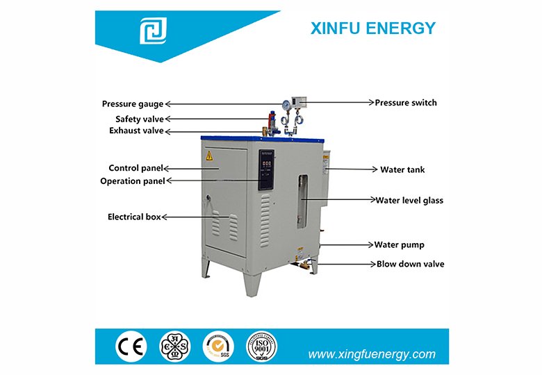 Electrical steam generator boiler 